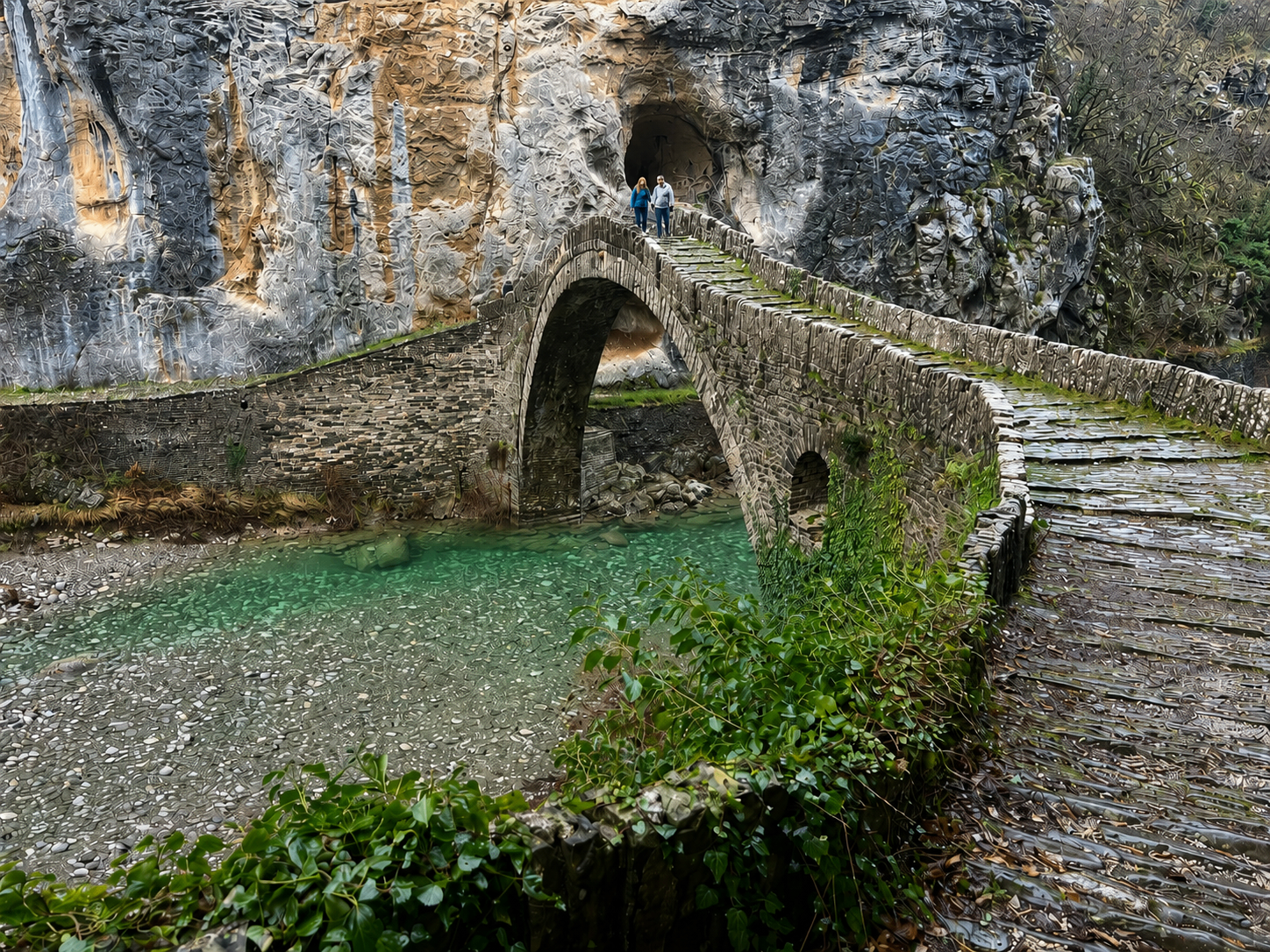 Πέτρινο γεφύρι στο Ζαγόρι
